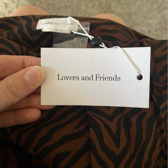 NWT Lovers & Friends Fai Trouser Pant in Jules Tiger Print Women’s Size XS - Picture 11 of 16